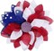 Here’s a polished reworded version of your title in one option: Independence Day Patriotic Wreath – Handmade American Flag Flower-Shaped Garland for Front Door, Window, or Wall Decoration, Perfect for 4th of July & Memorial Day